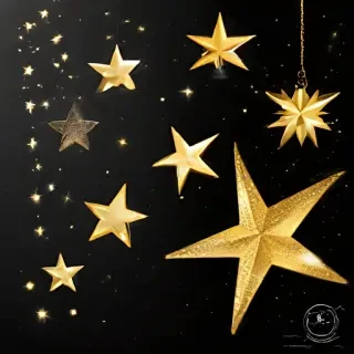 glittering stars png