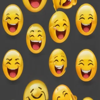 transparent laughing emoji