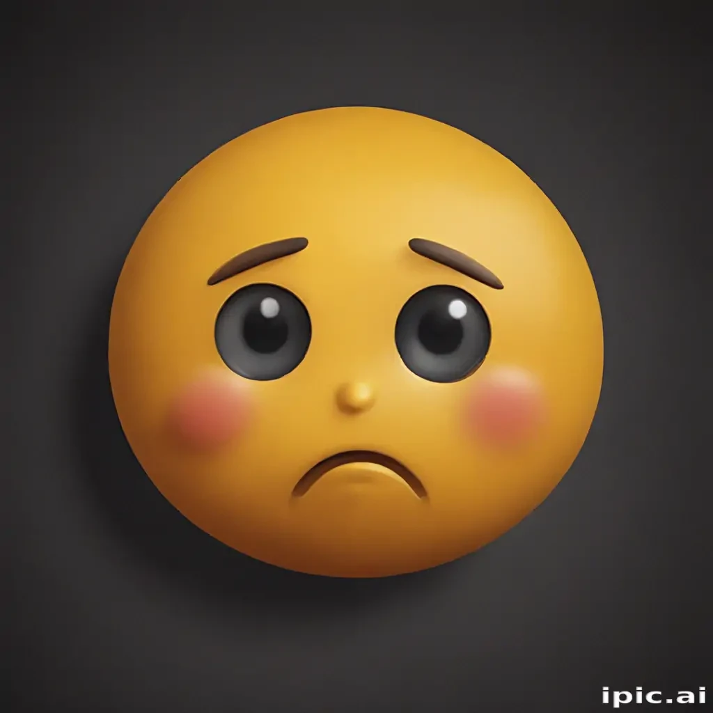 sad face emoji