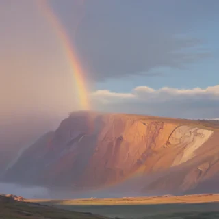 pastel rainbow