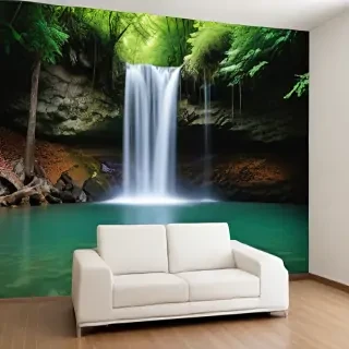 water fall wall paper