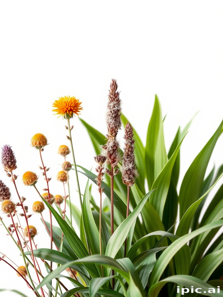plants no background