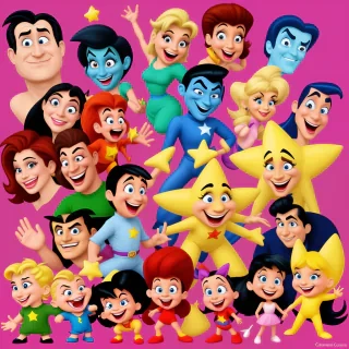 cartoon stars