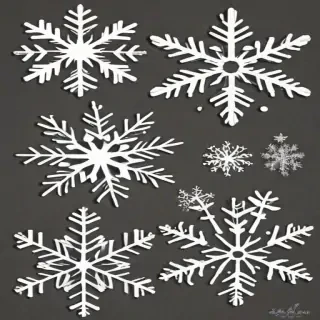 free snowflake clip art