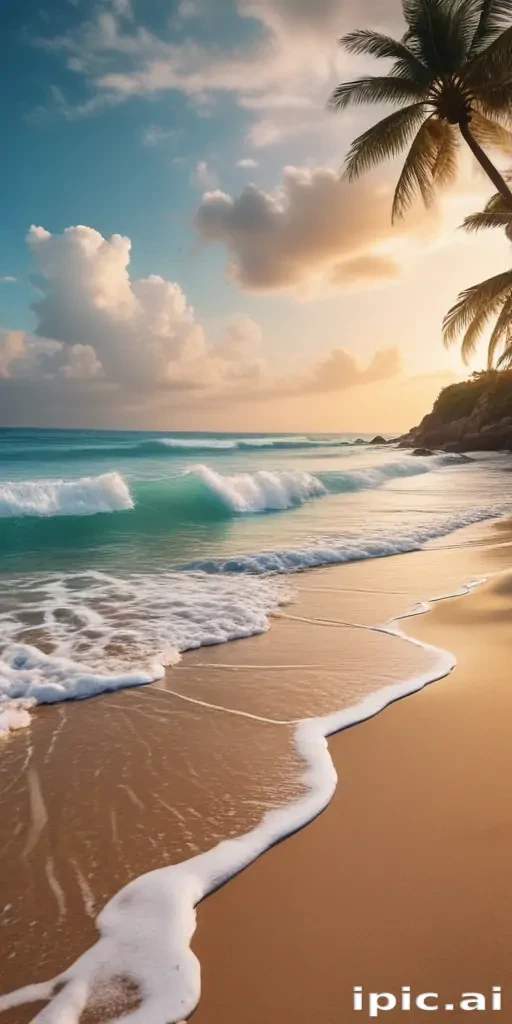 aesthetic beach background