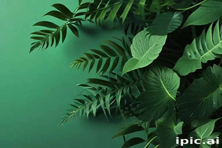 aesthetic green background