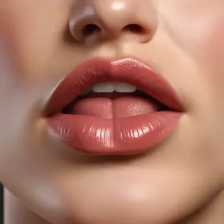 glossy lips png