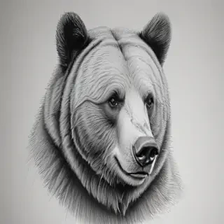 bear drawing
