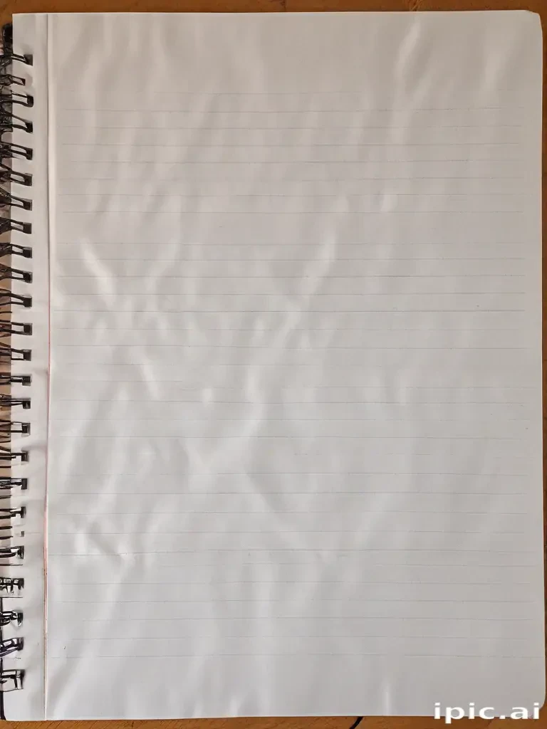 notebook paper image