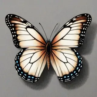 picture of butterfly drawing