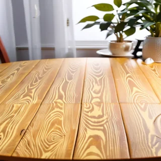 background on table