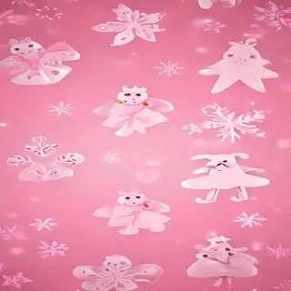 cute pink christmas wallpaper