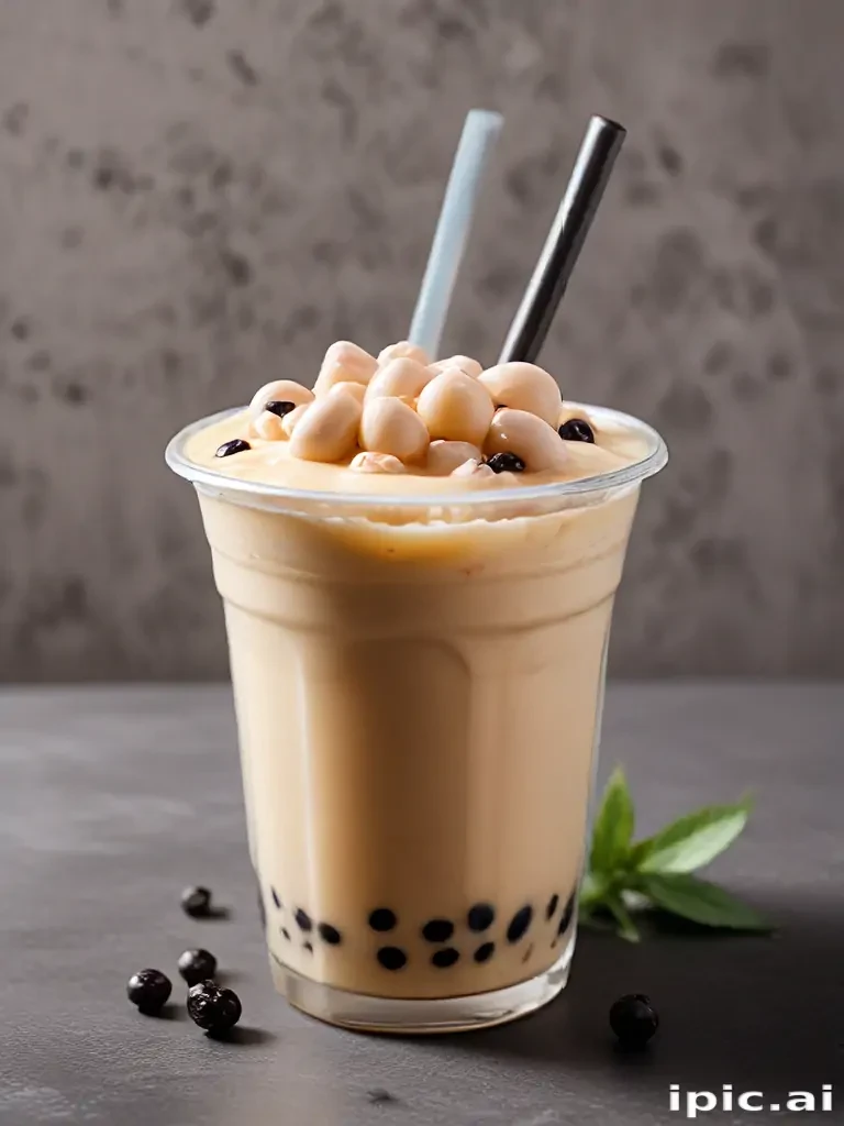 milk tea boba wallpaper