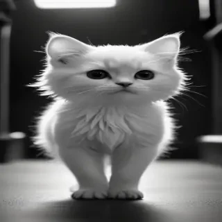 cute black and white