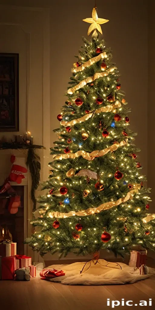 christmas tree pc wallpaper