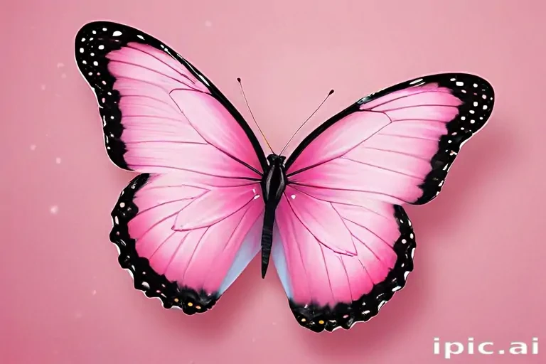 cute pink butterfly wallpaper