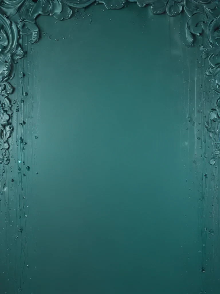 plain teal background