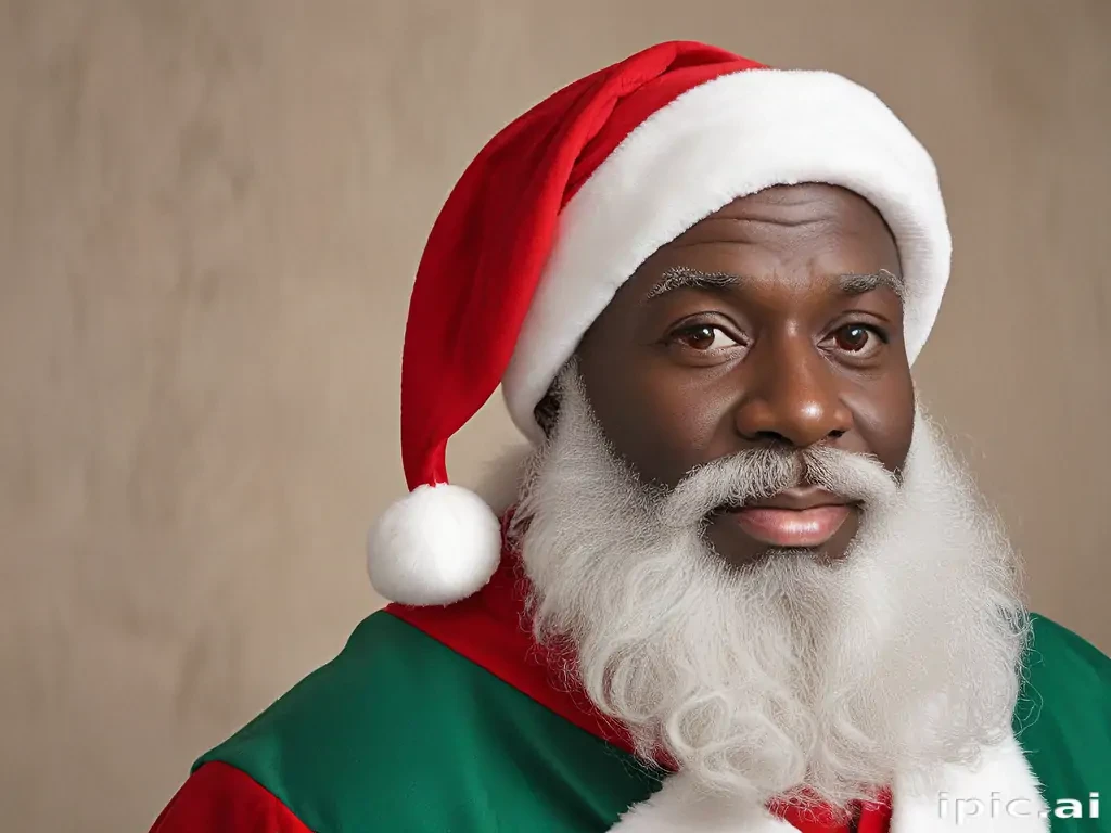 image of black santa