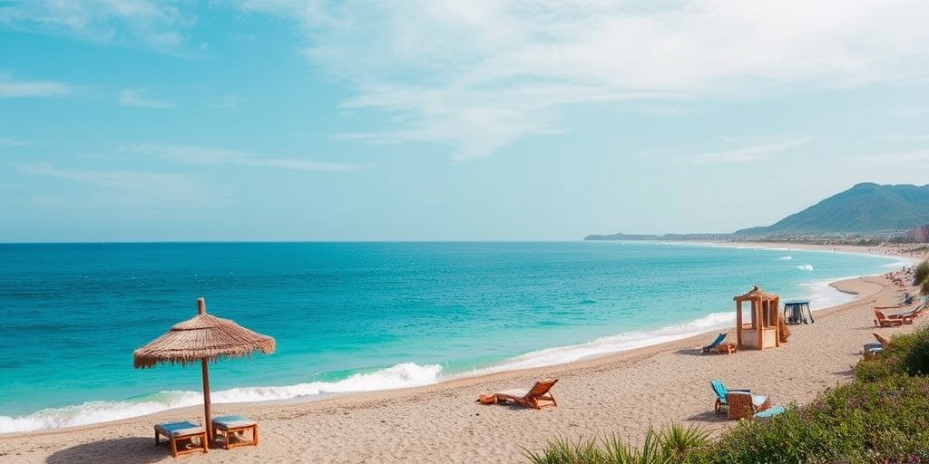 ios beach wallpaper