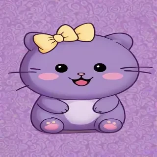 purple wallpaper cute