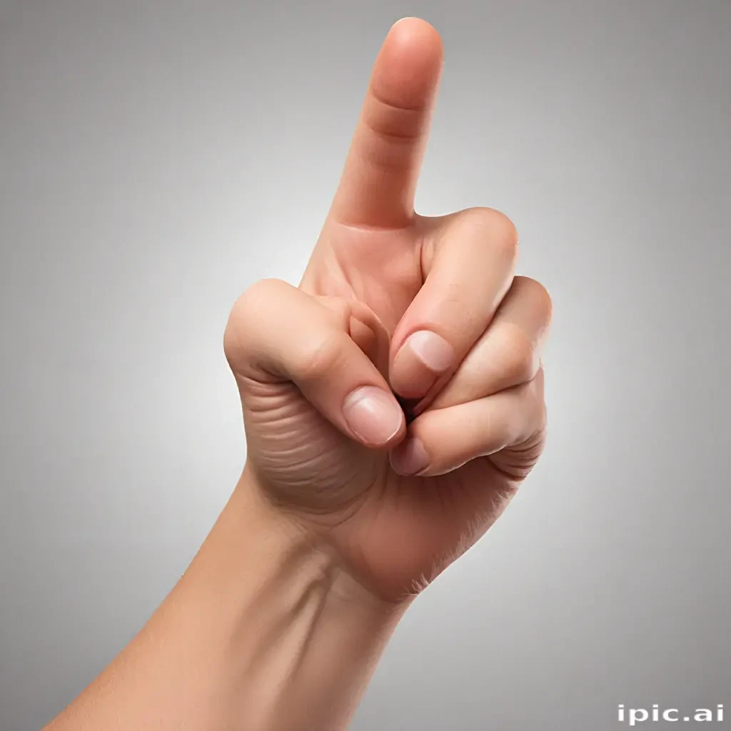 finger pointing png