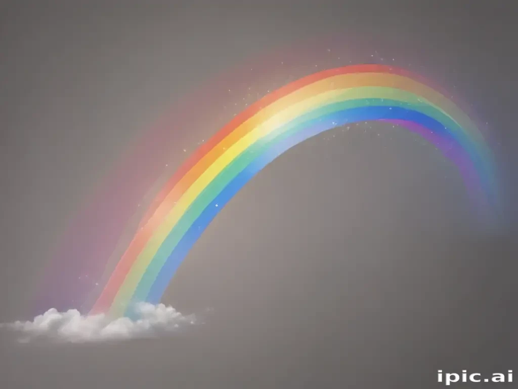 transparent background rainbow clipart