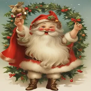 vintage merry christmas image