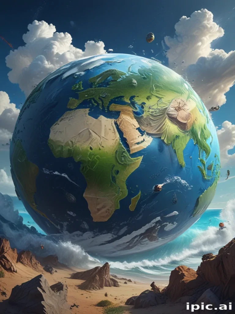 cartoon picture planet earth