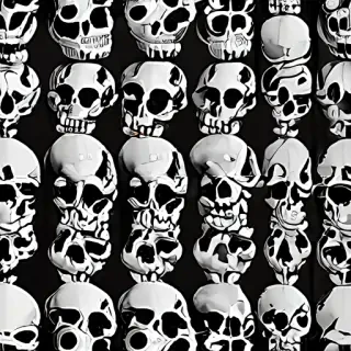 skull background