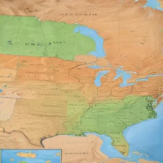 map united states