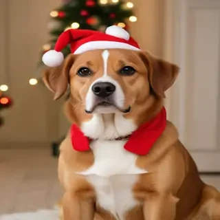 dog pictures christmas