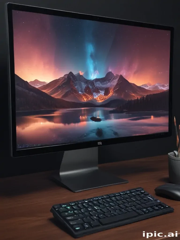 pc screen mockup