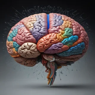 pic of brain drawing