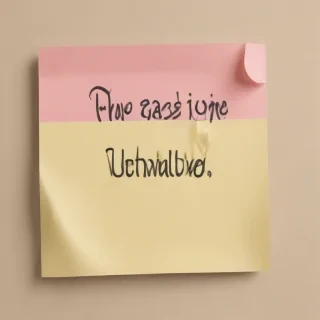 aesthetic cute sticky note png