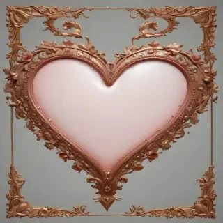heart border png aesthetic