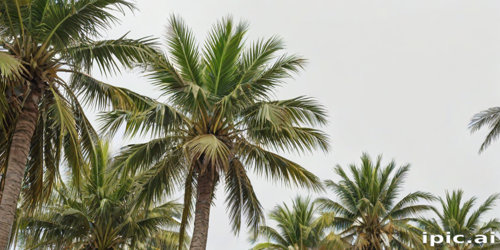 palm trees transparent