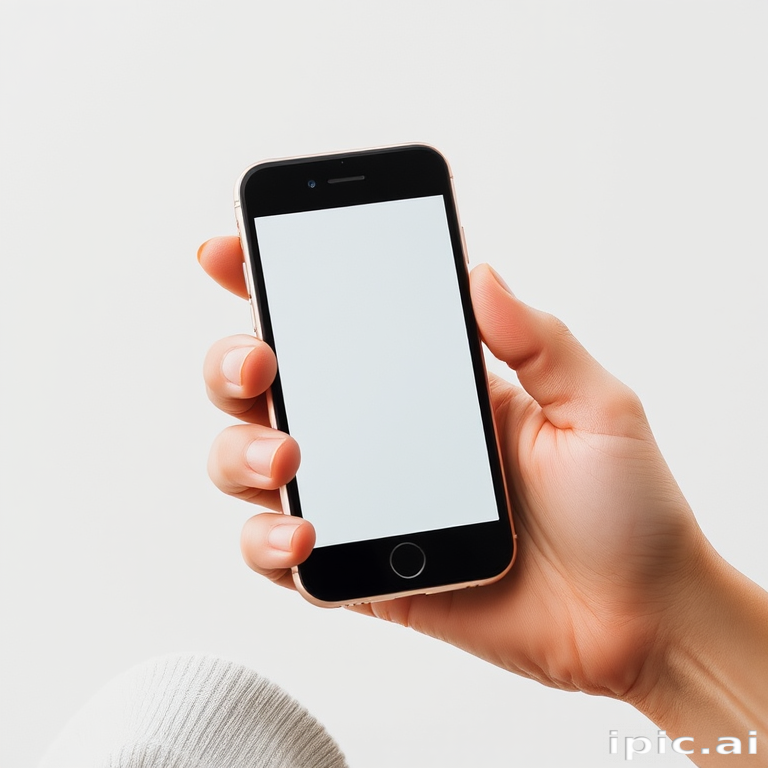 hold phone png