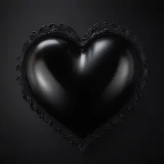 black heart image