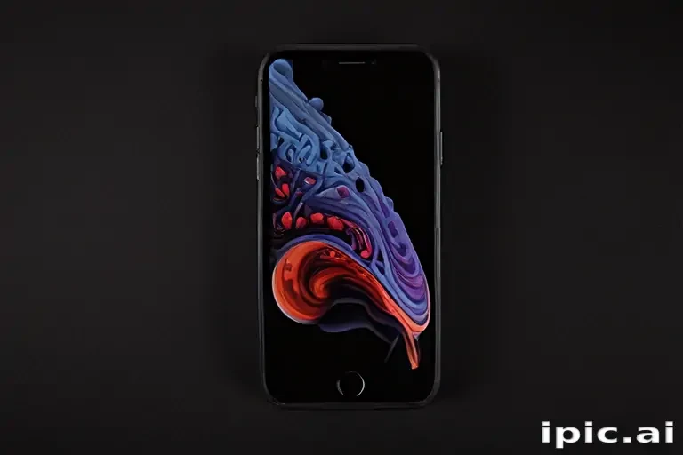 black background phone