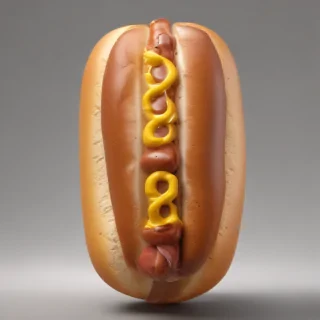 transparent hot dog