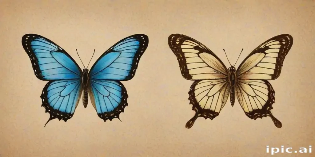 pictures of butterflies to draw