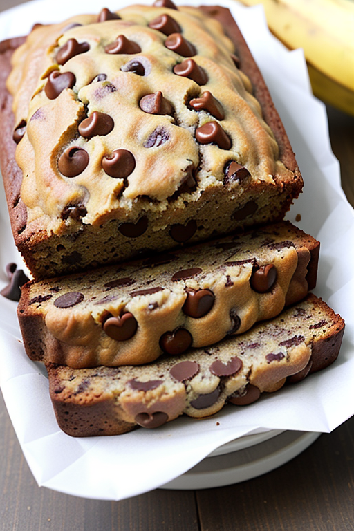banana bread chocolate chip walnut