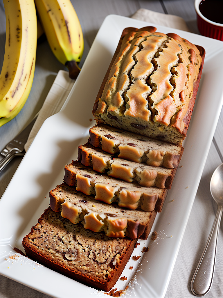 banana bread made with pancake mix