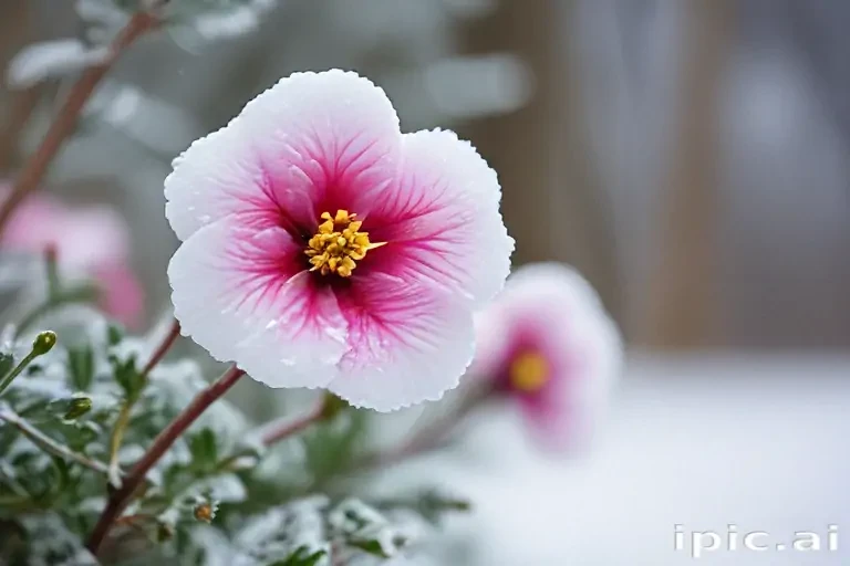 winter flower wallpaper background