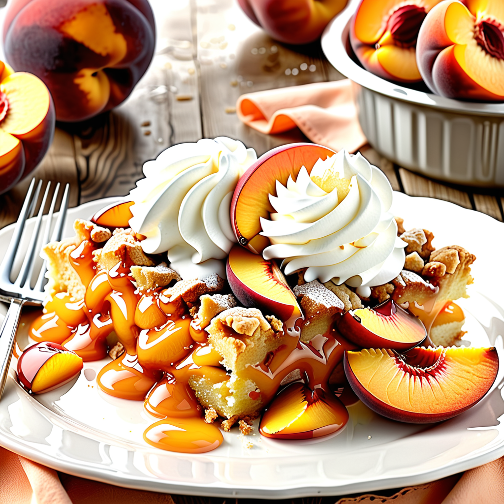 peach cobbler from cake mix