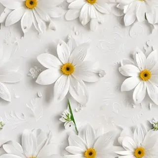 flower background white