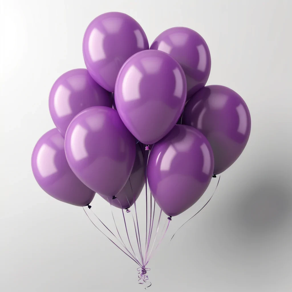 purple balloons png