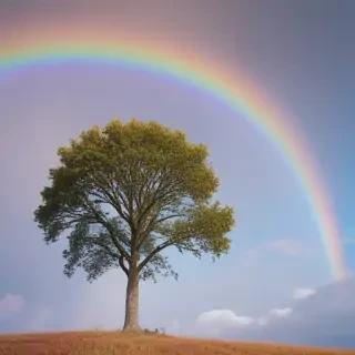 pastel rainbow