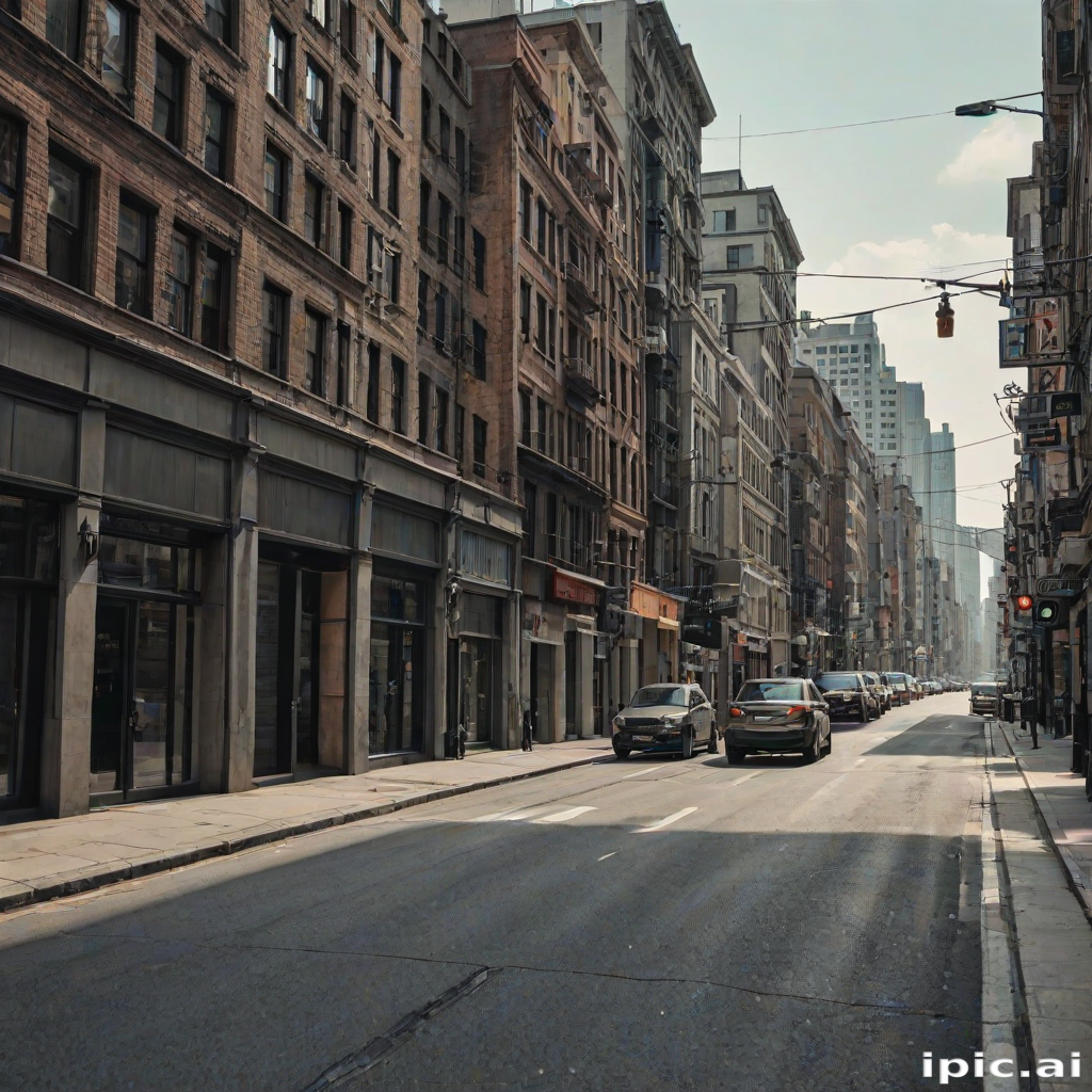city street background