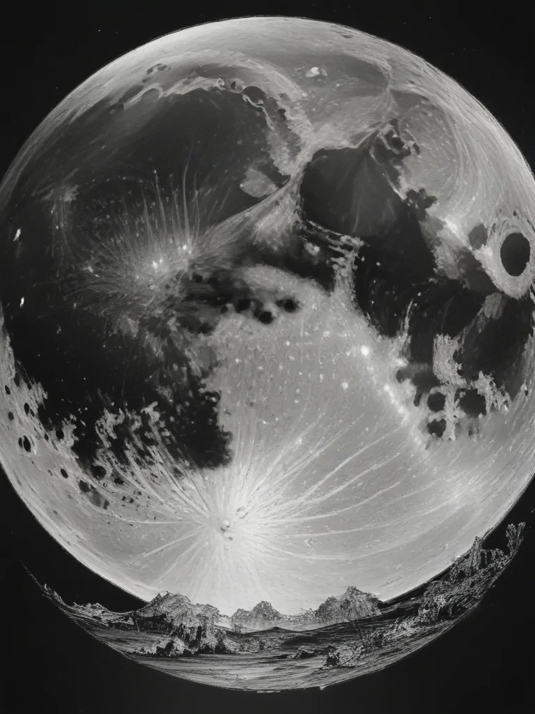 moon sketch